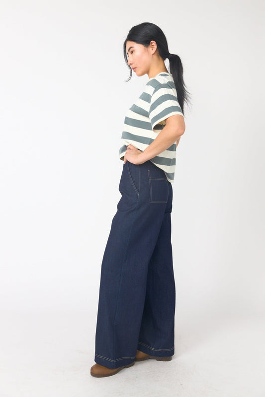 Sylvester | Venetian T-shirt | Grey Ivory | Palm Boutique