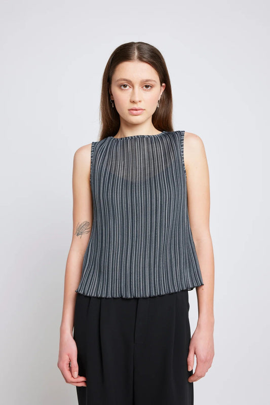 twenty - seven names | All disco no panic top | Black stripe | Palm Boutique