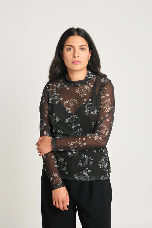 twenty - seven names | Enmeshment Top | Black Tombstone | Palm Boutique