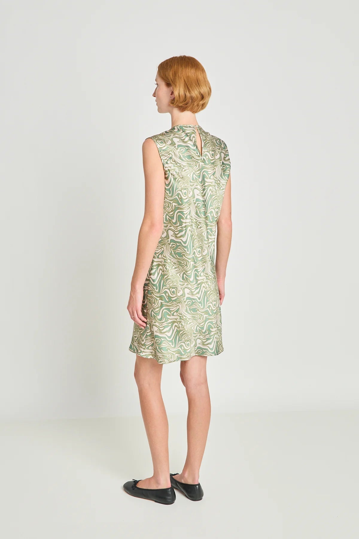 twenty - seven names | Free association dress | Green swirl | Palm Boutique