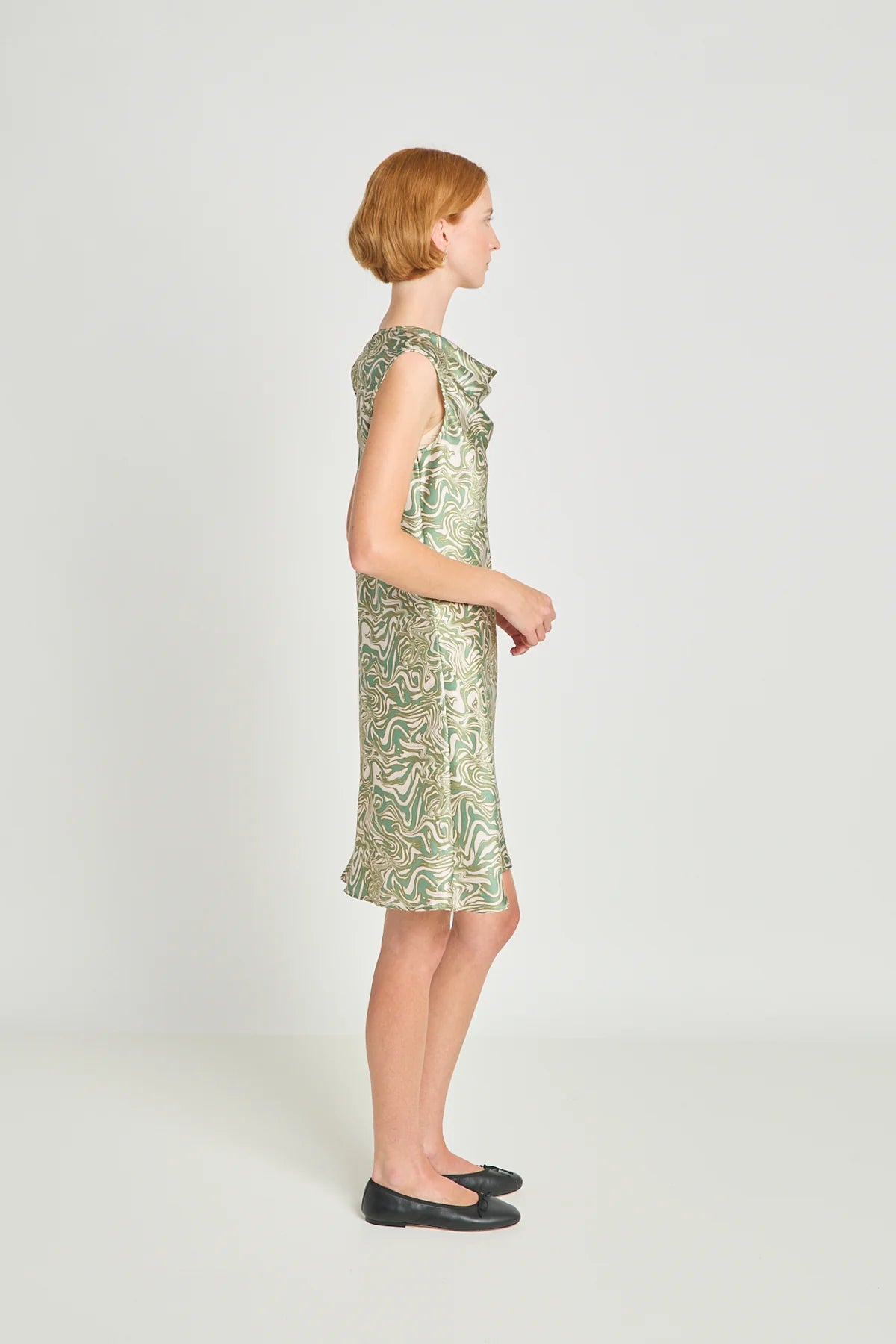 twenty - seven names | Free association dress | Green swirl | Palm Boutique