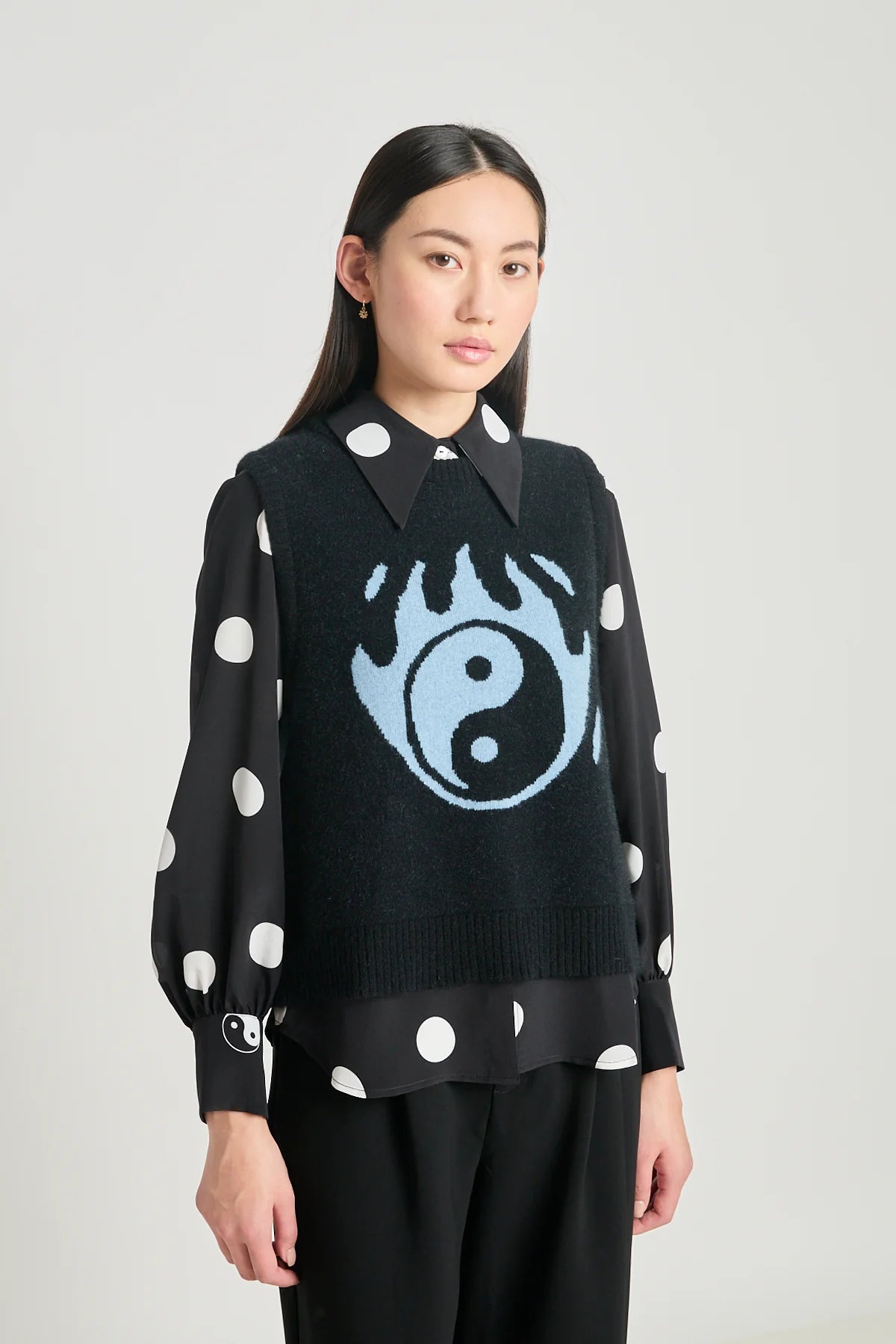 twenty - seven names | Jung at heart vest | Black | Palm Boutique