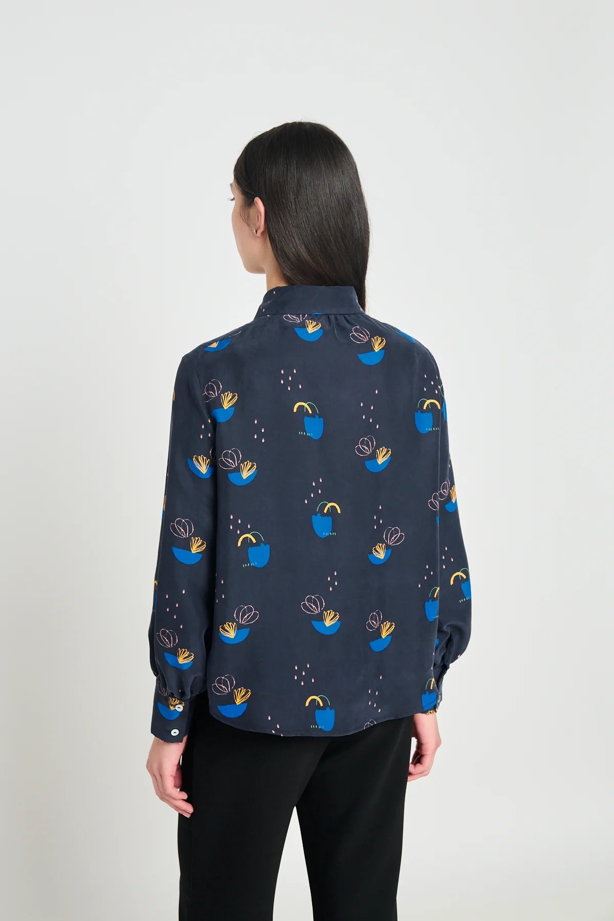 twenty - seven names | Patterns Shirt | Navy Daydream | Palm Boutique