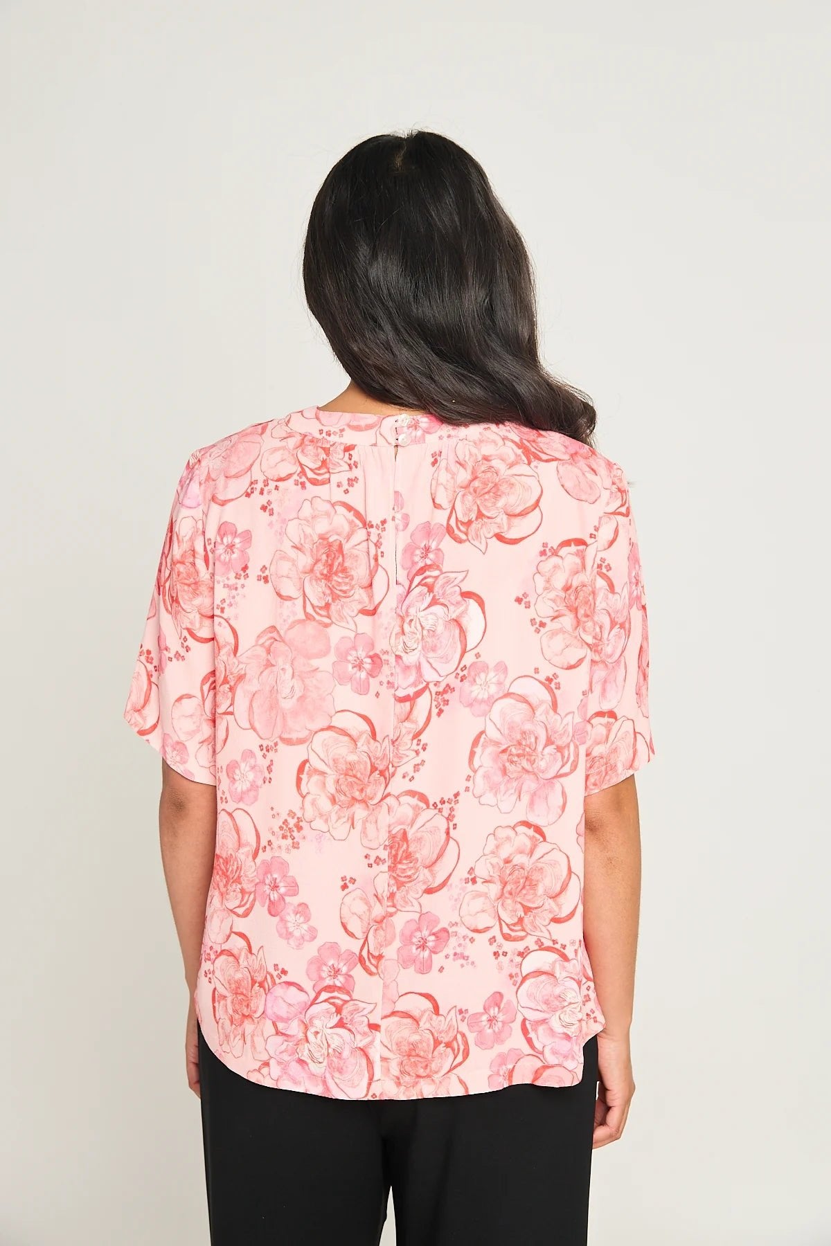 twenty - seven names | Peony tee | Red peony | Palm Boutique