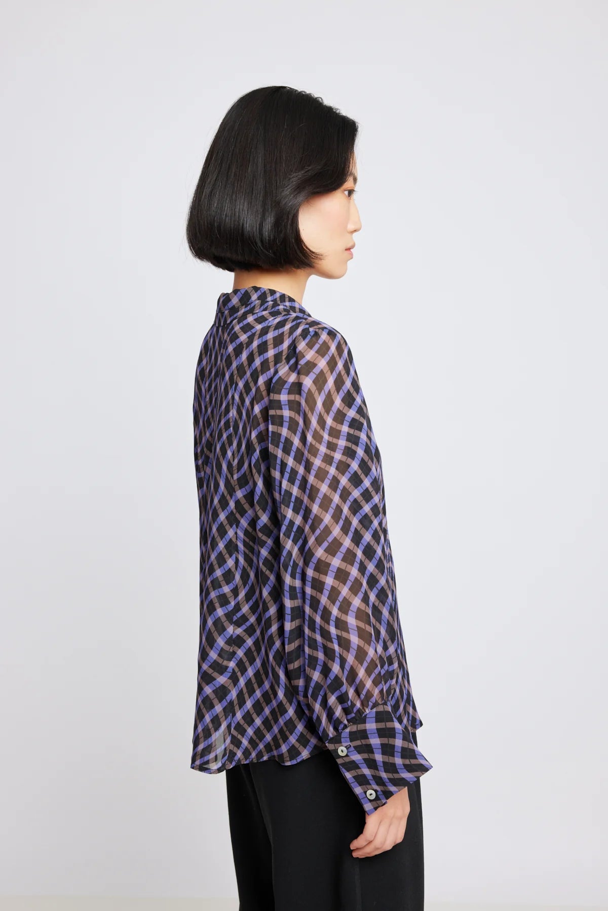 twenty - seven names | Power Grid Shirt | Warp Check | Palm Boutique