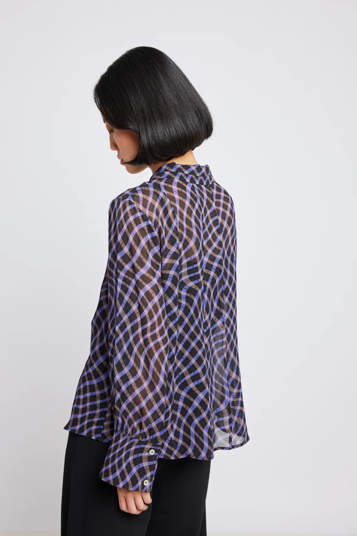 twenty - seven names | Power Grid Shirt | Warp Check | Palm Boutique
