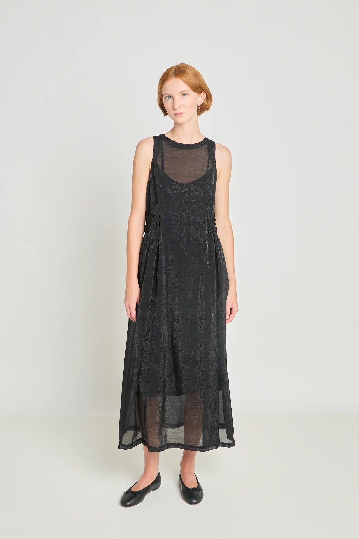 twenty - seven names | Reflections Dress | Black Floral Gauze | Palm Boutique
