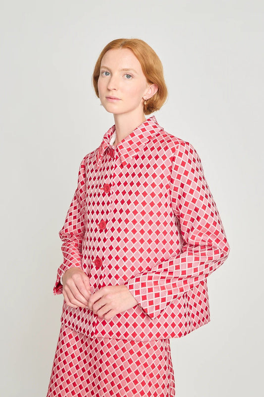 twenty - seven names | Step into my office jacket | Red diamond | Palm Boutique