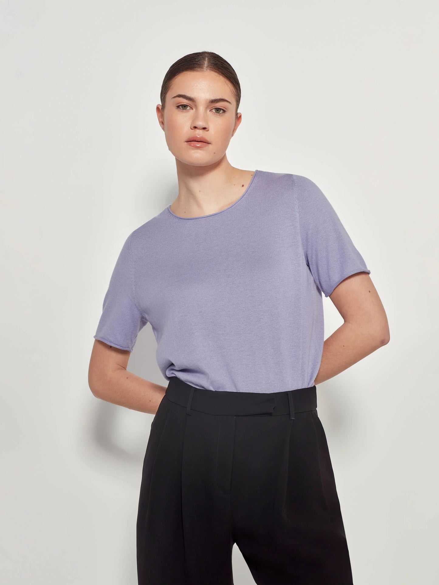 Juliette Hogan | JHL Crew T | Lilac | Palm Boutique