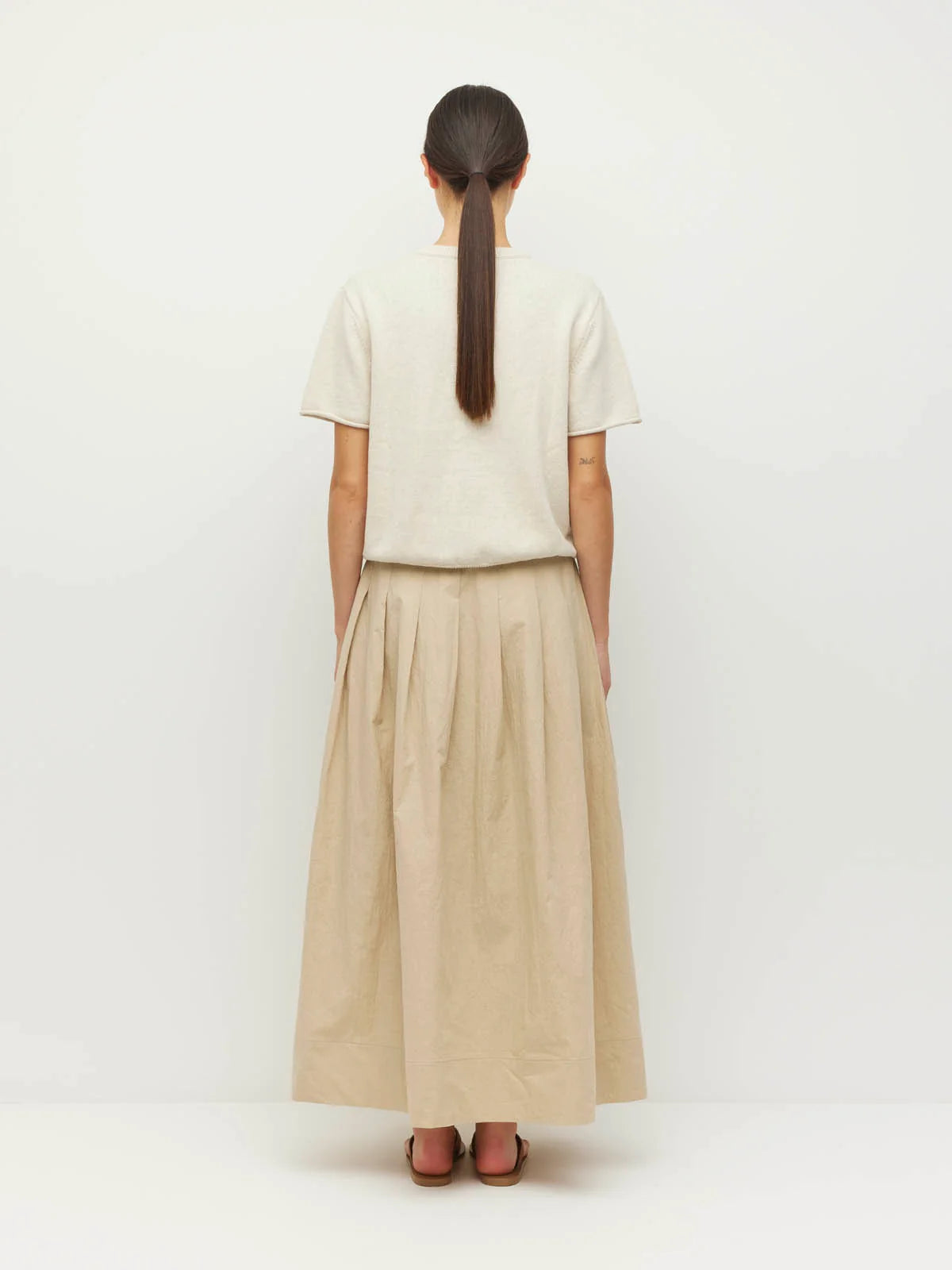 Kita Skirt (Crushed Cotton) Dune