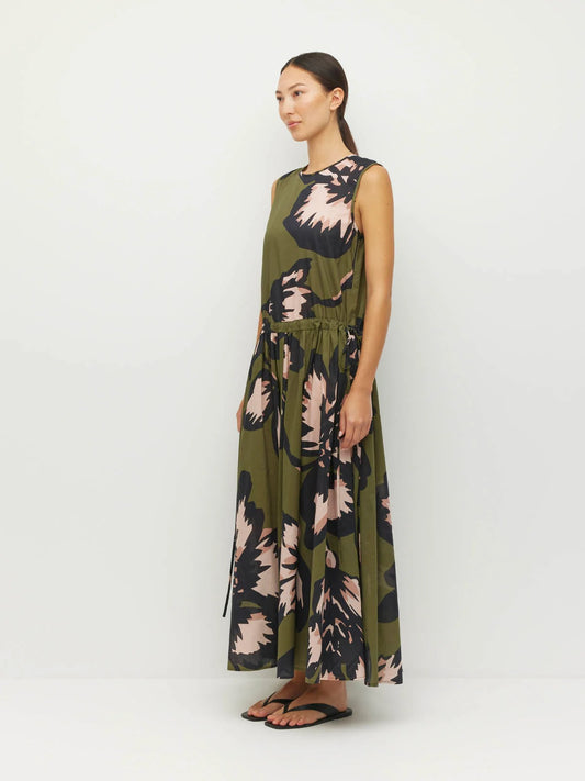 Romi Dress (Grand Flora Cotton) Forest Bloom