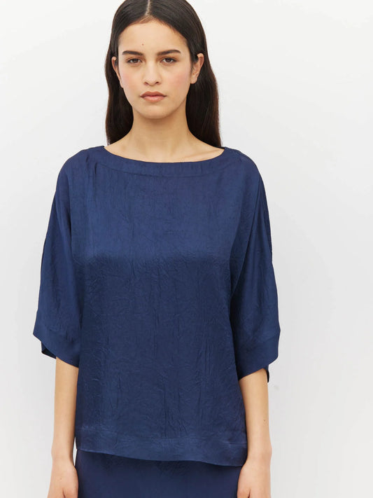 Nami T (Soft Matte Satin) Navy Crush