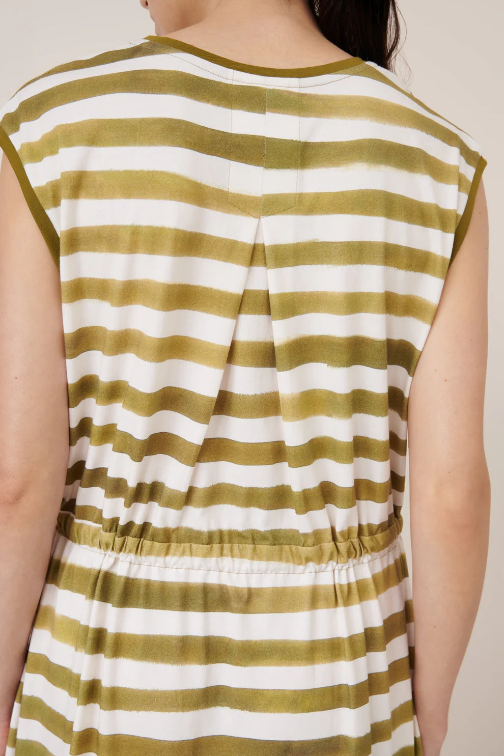 Wave Dress | Brushstroke Stripe