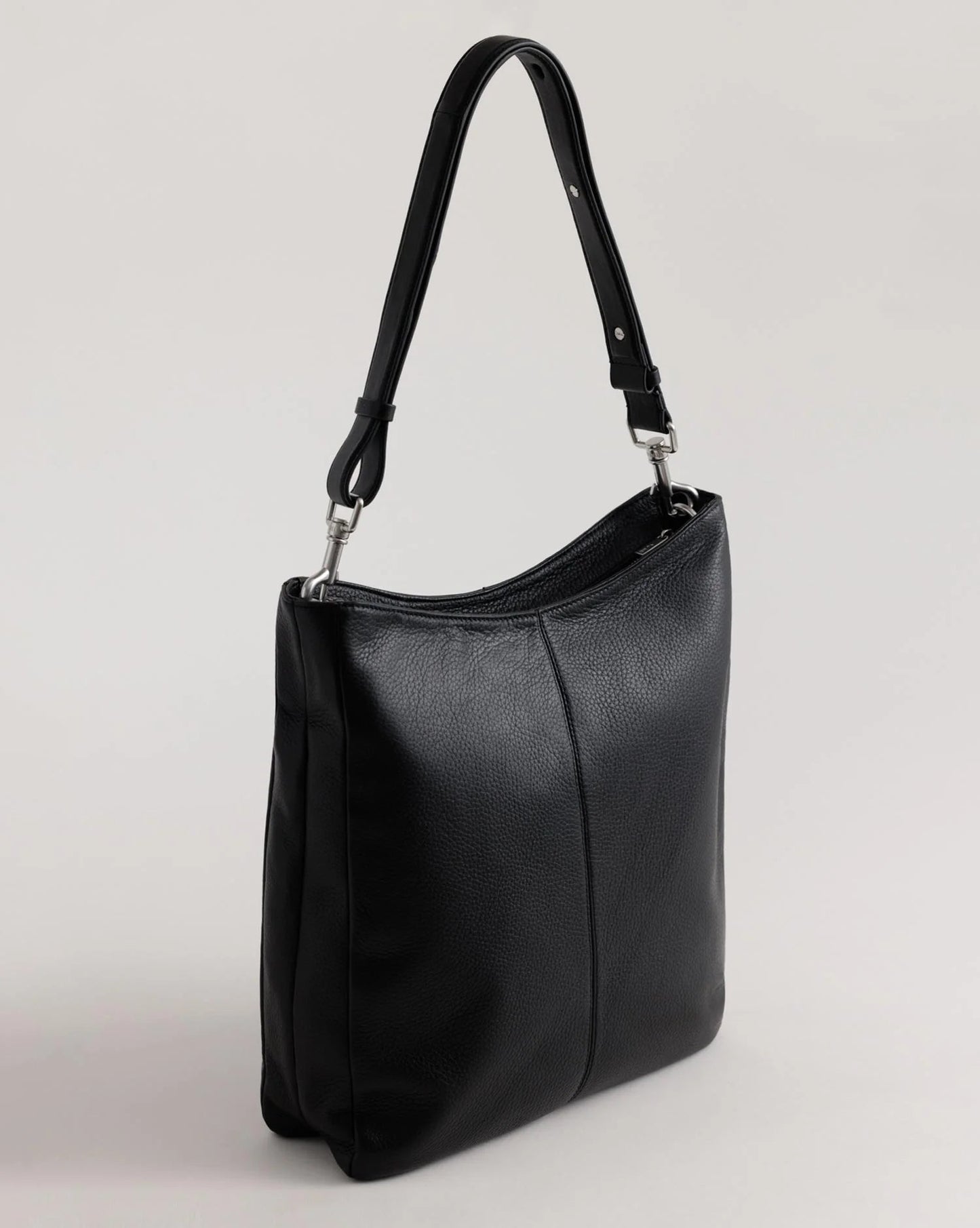 Yu Mei | Jane Bag | Black Deer Nappa with Silver Hardware | Palm Boutique