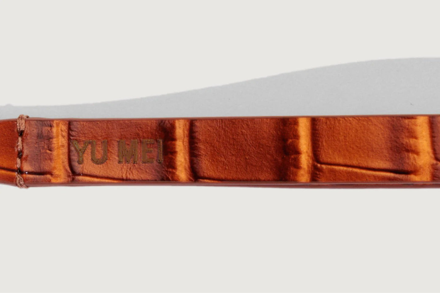 Yu Mei | Key Fob | Apricot Croc | Palm Boutique