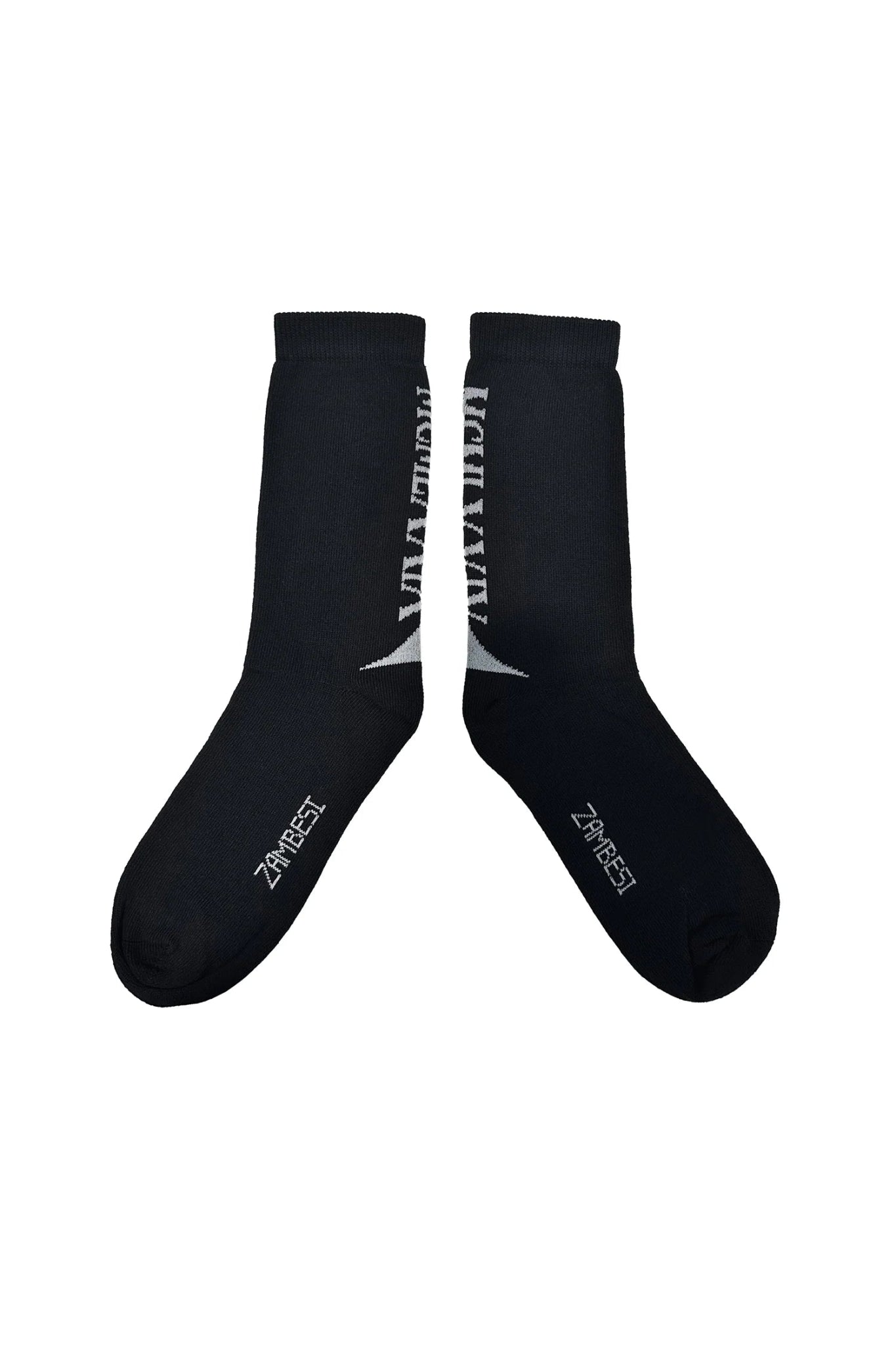 Zambesi | Cotton Achilles Sox | Black/Bone | Palm Boutique