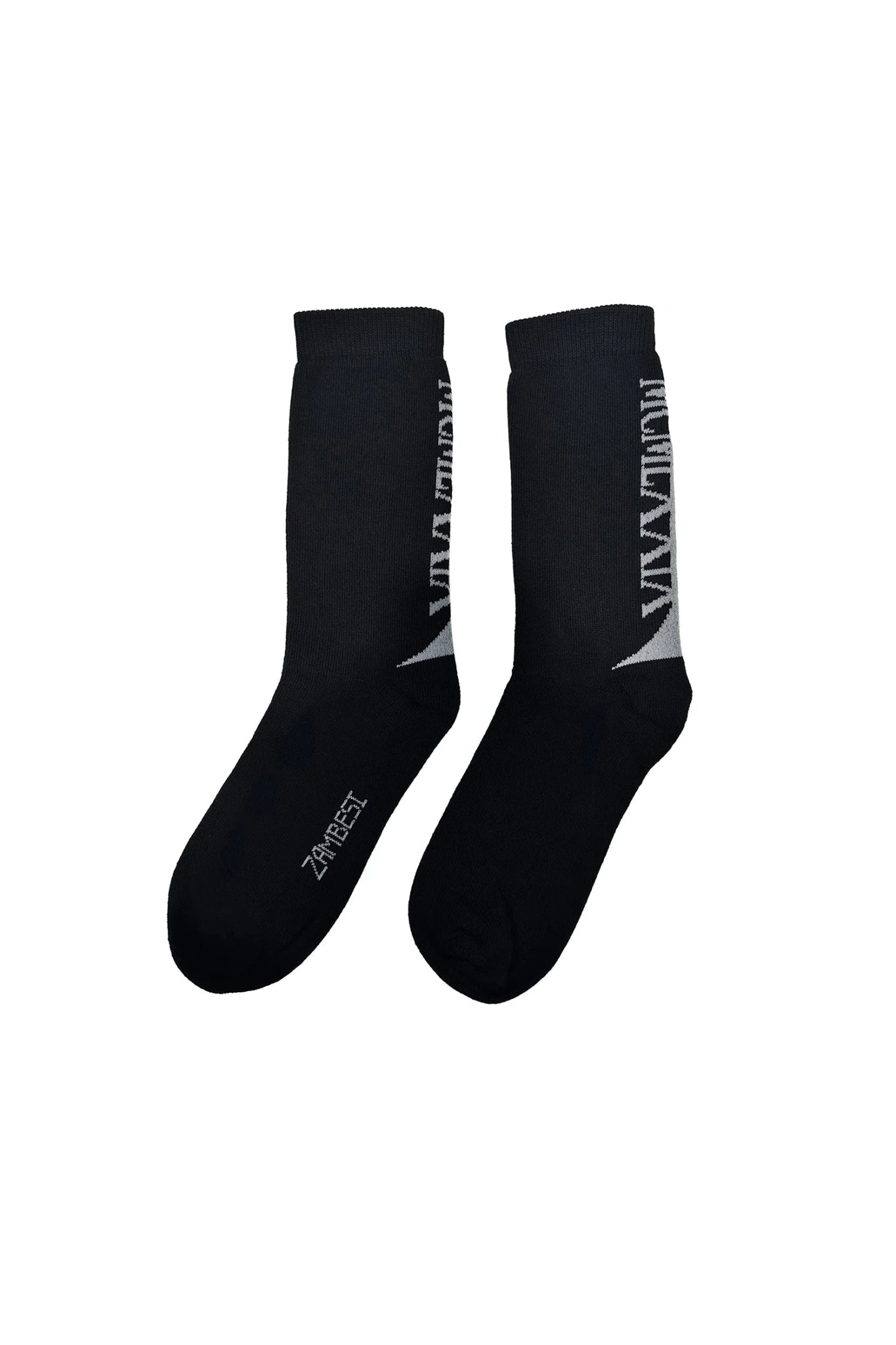 Zambesi | Cotton Achilles Sox | Black/Bone | Palm Boutique
