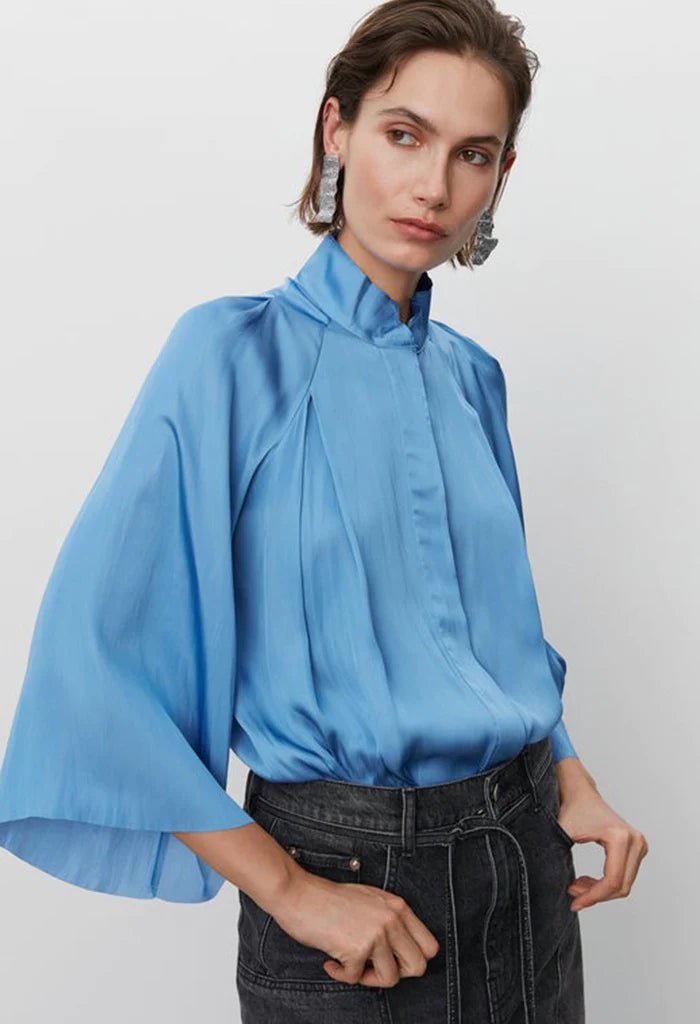 DAY Birger Et Mikkelsen | Jules Blouse | Silver Lake Blue | Palm Boutique
