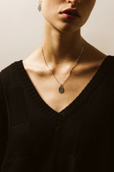 Company Of Strangers | Figaro Hands Necklace - Silver | Palm Boutique