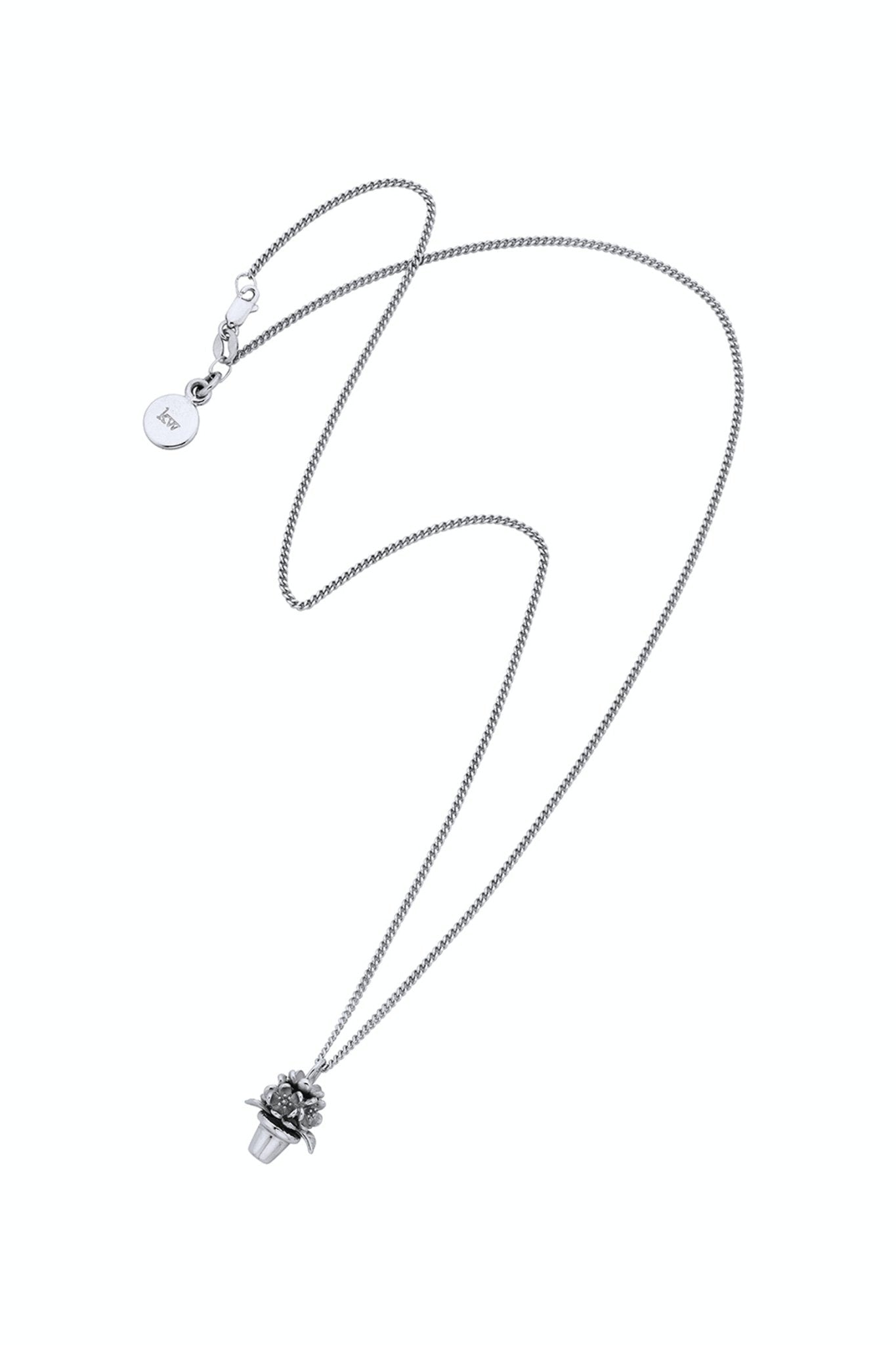 Karen Walker Jewellery | Flower Pot Pendant Silver | Palm Boutique