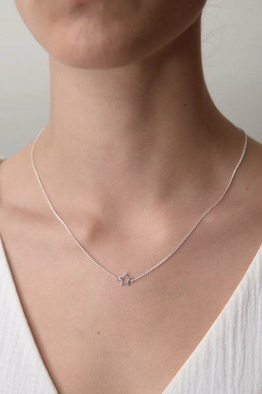 Karen Walker | Mini Star Necklace | Silver | Palm Boutique