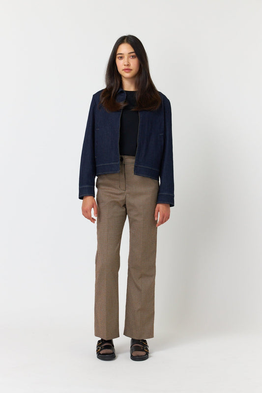 Kate Sylvester | Brooklyn Trouser | Check | Palm Boutique
