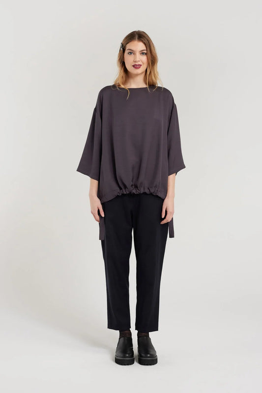 Nyne | Asher Top | Charcoal | Palm Boutique