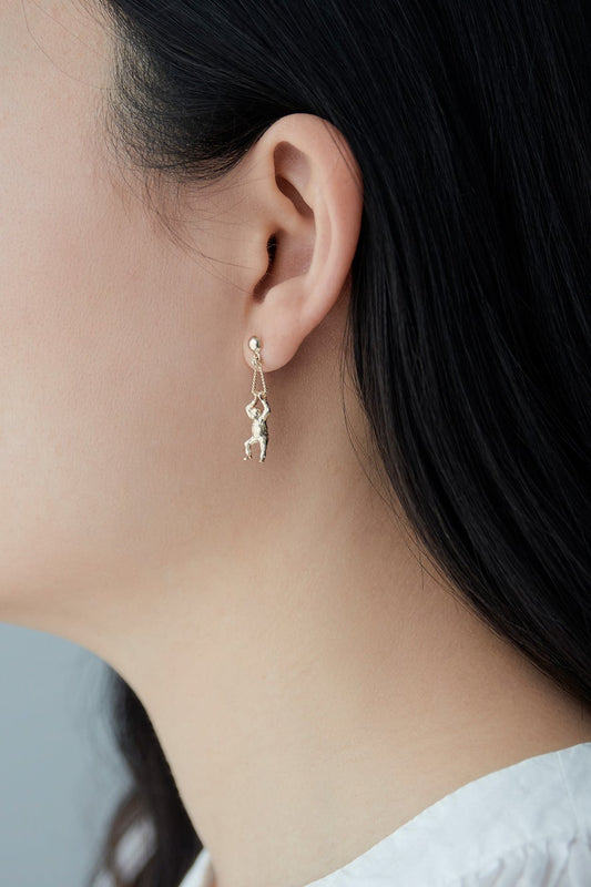 Karen Walker Jewellery | Orangutan Earrings | Gold | Palm Boutique