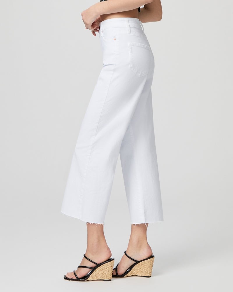 Paige | Anessa w Raw Hem | Crisp White | Palm Boutique