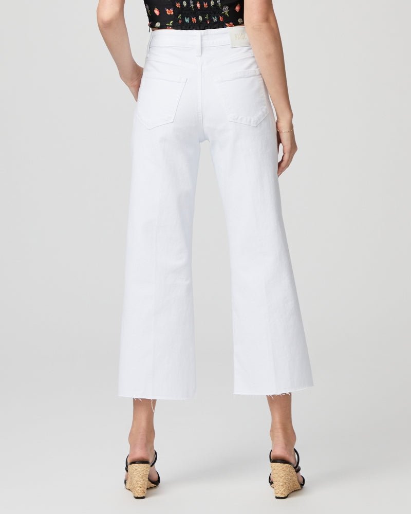 Paige | Anessa w Raw Hem | Crisp White | Palm Boutique