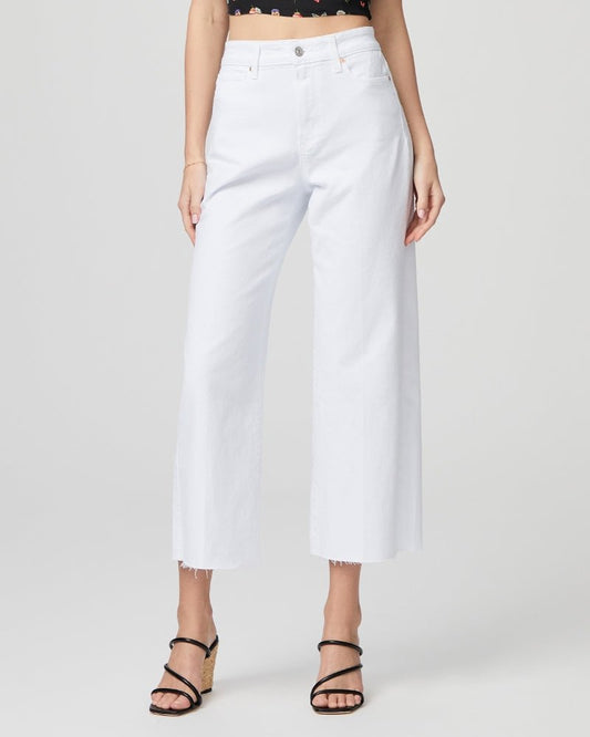 Paige | Anessa w Raw Hem | Crisp White | Palm Boutique