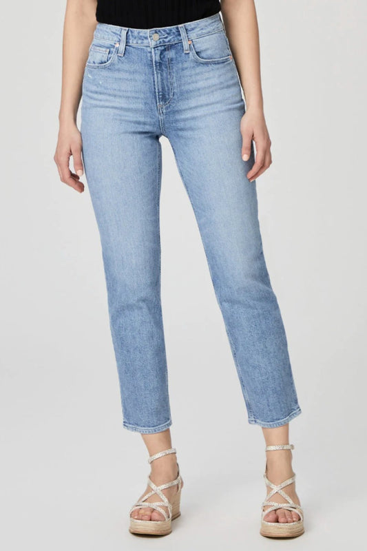 Paige | Sarah Straight Ankle | Sebastian Distressed | Palm Boutique