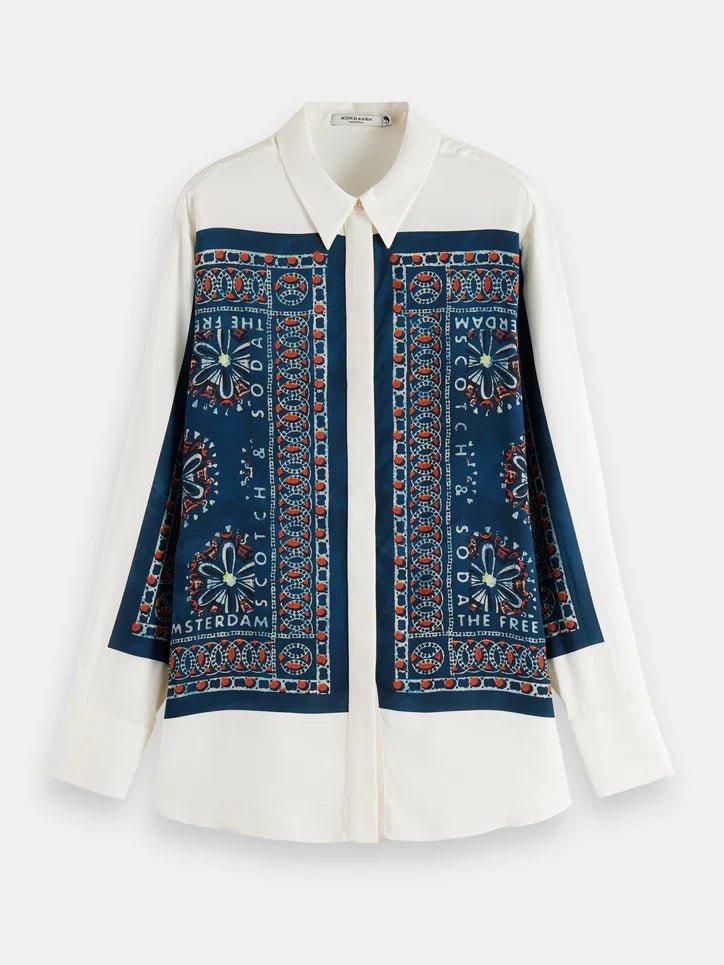 Scotch & Soda | Relaxed Fit Shirt | Bandana Print | Palm Boutique