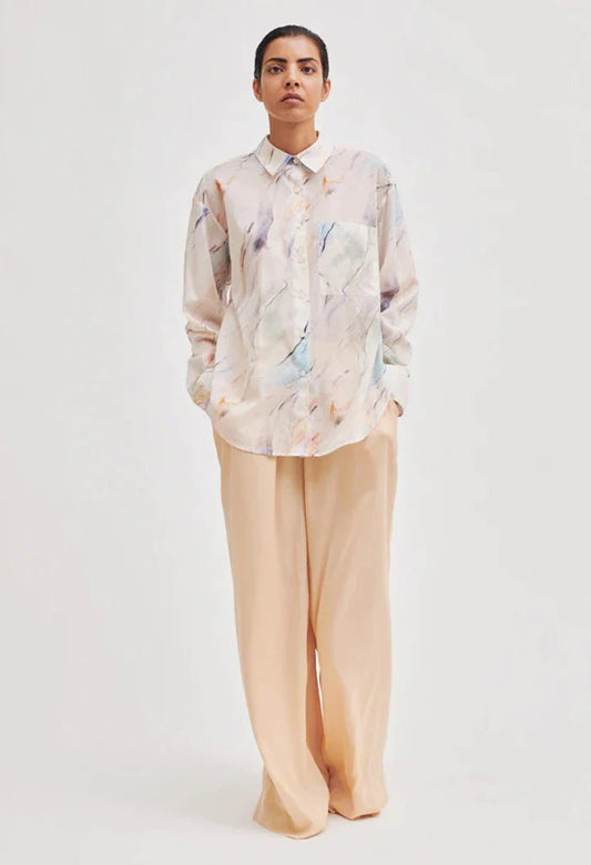 Second Female | Alex Classic Shirt | Ivory | Palm Boutique