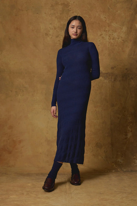 Standard Issue | Merino Bargello Skivvy Dress | Oxford | Palm Boutique