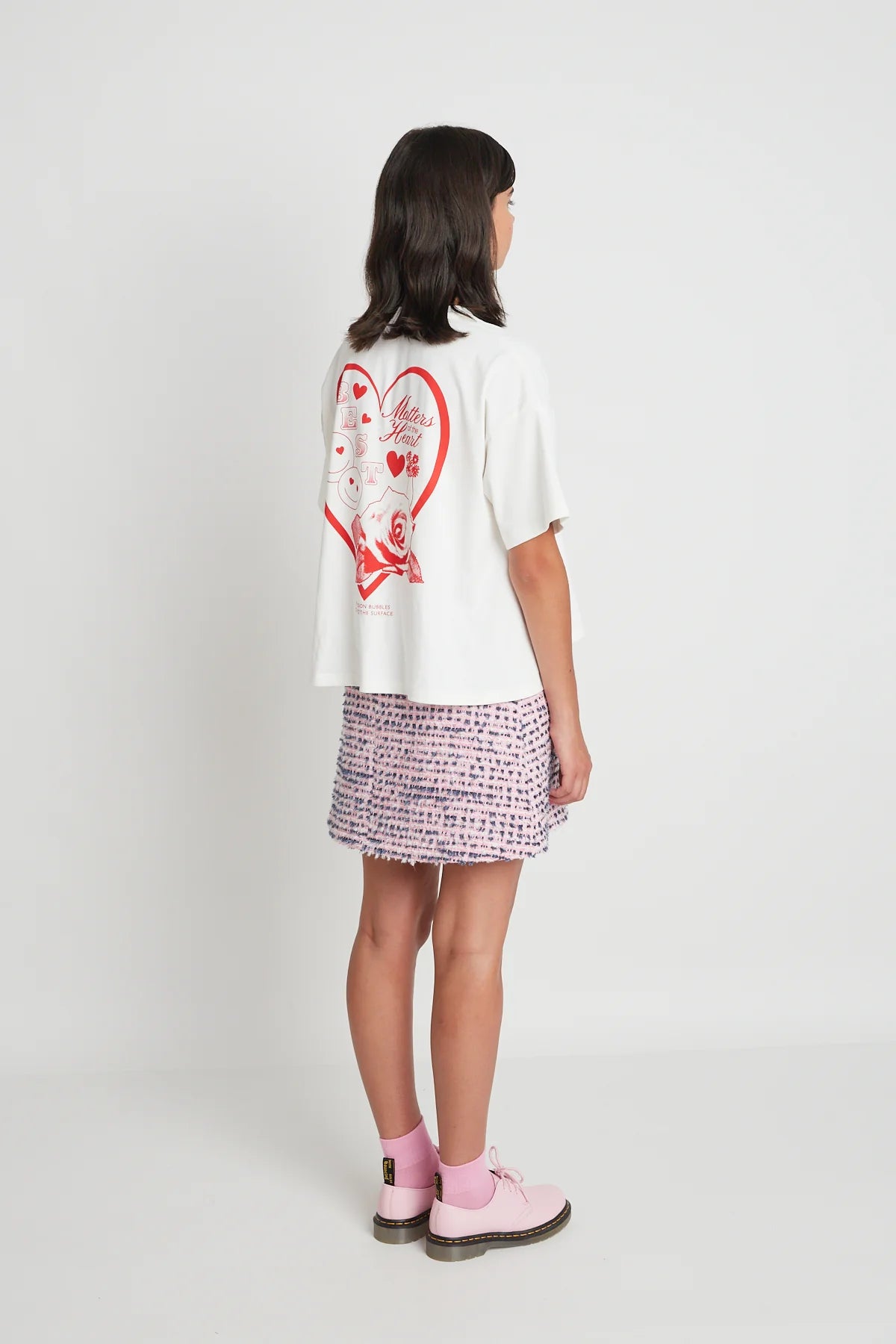 twenty-seven names | How Sweet Is It Mini | Pink Tweed | Palm Boutique