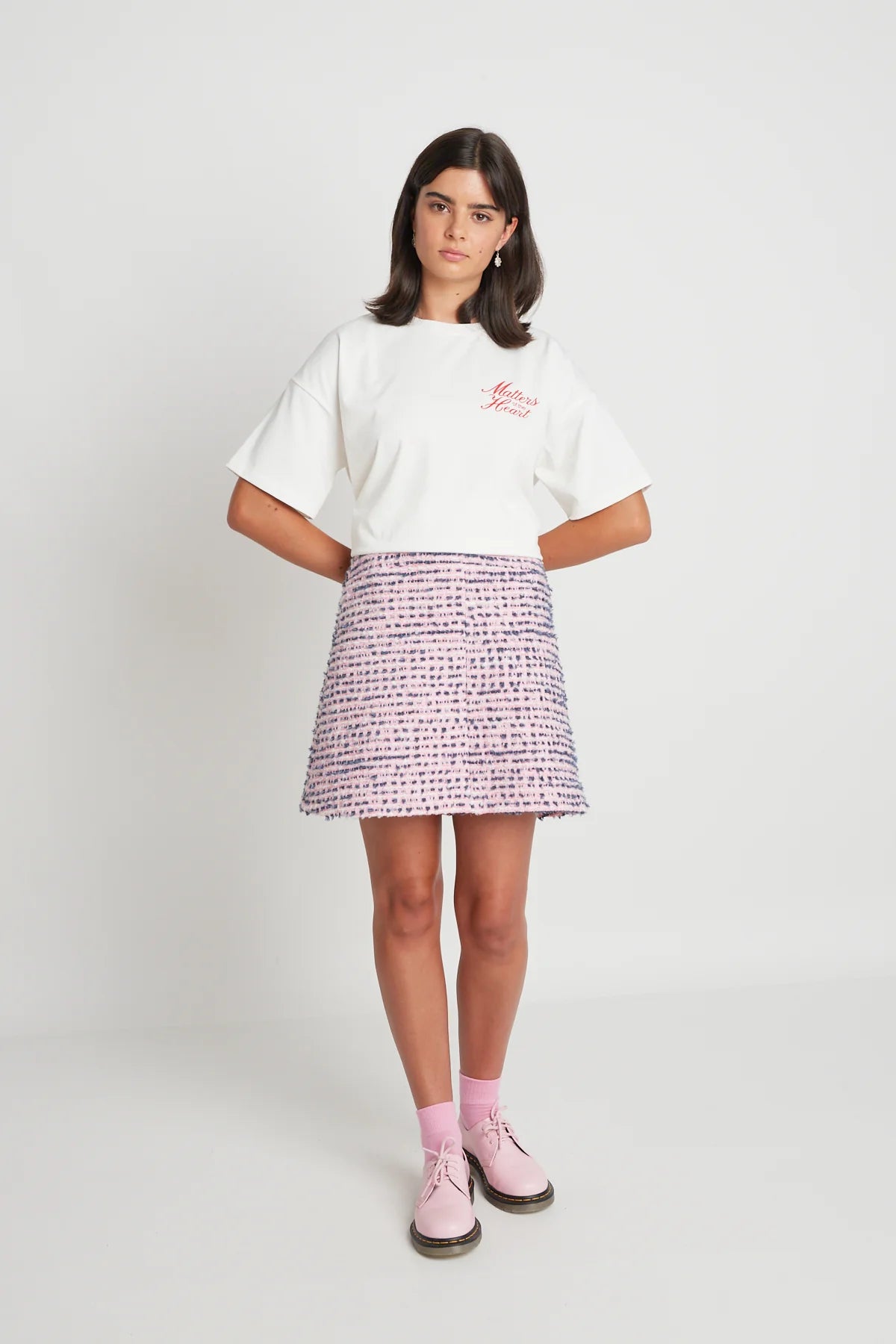 twenty-seven names | How Sweet Is It Mini | Pink Tweed | Palm Boutique