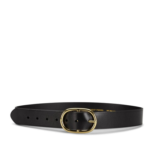 Deadly Ponies | Wide Belt | Black | Palm Boutique