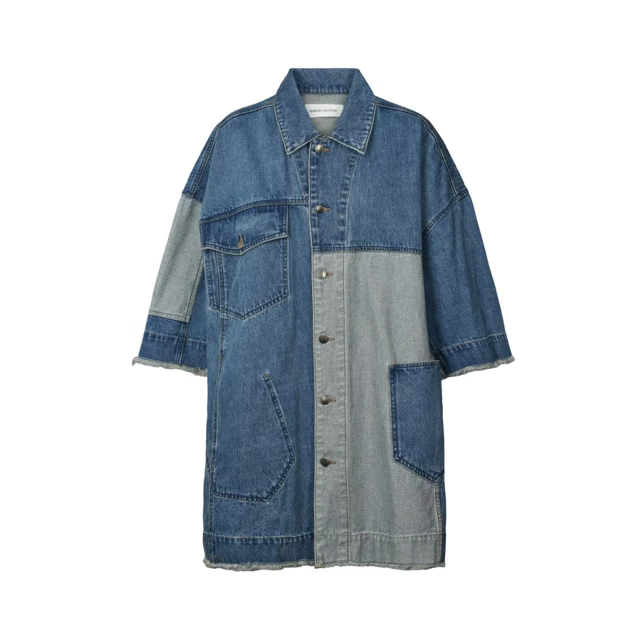 Oya Denim Kimono Jacket | Washed Indigo