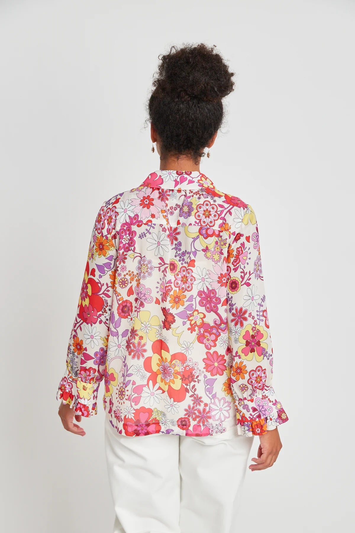 twenty-seven names | Kiss from a Rose shirt | Cream Floral | Palm Boutique