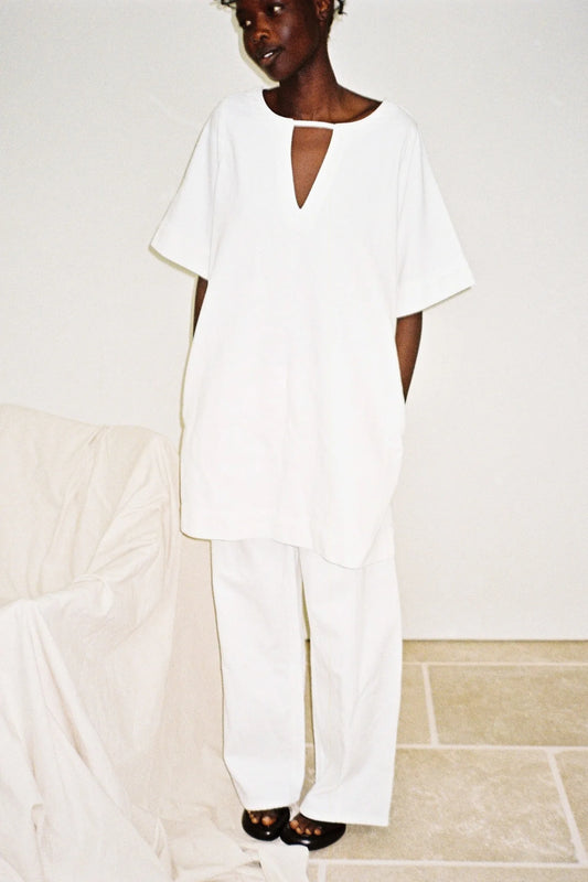 Rennie Dress | Blanc