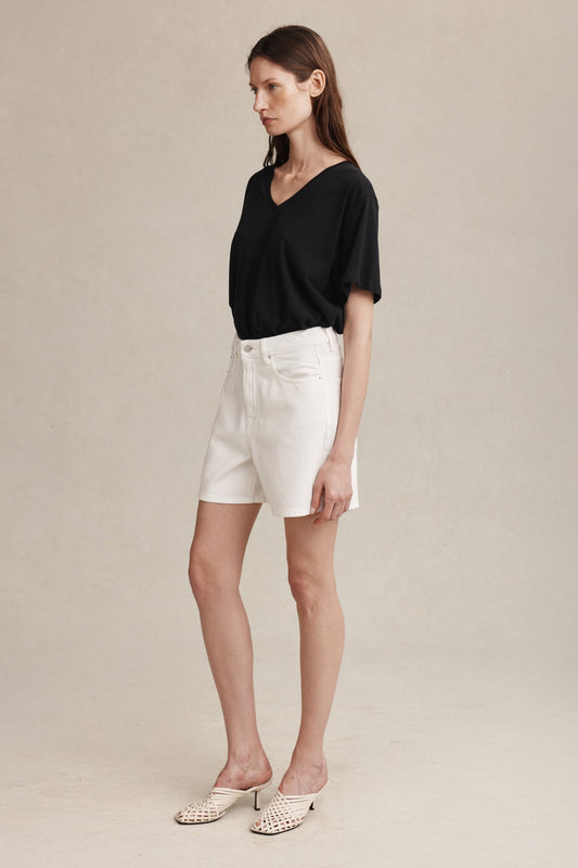 Classic Jean Shorts | Blanc