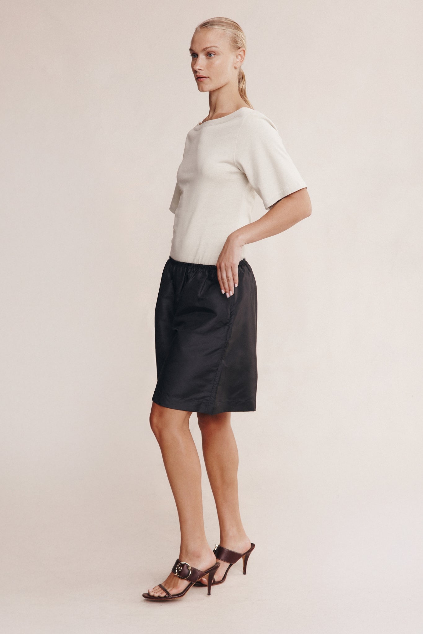 Nara Short | Black Silk