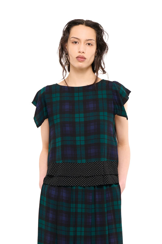 Party Top | Blackwatch Tartan