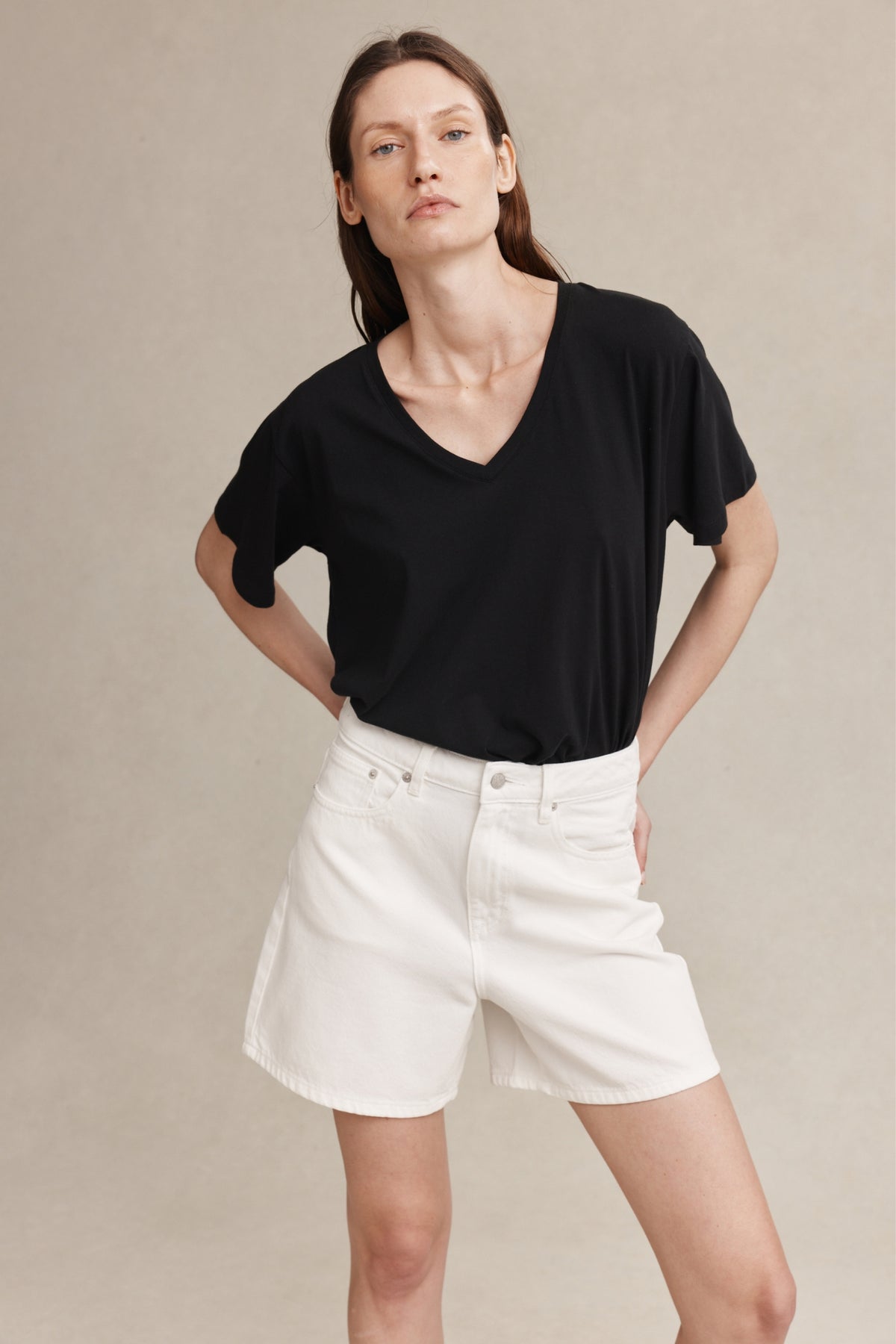 Classic Jean Shorts | Blanc