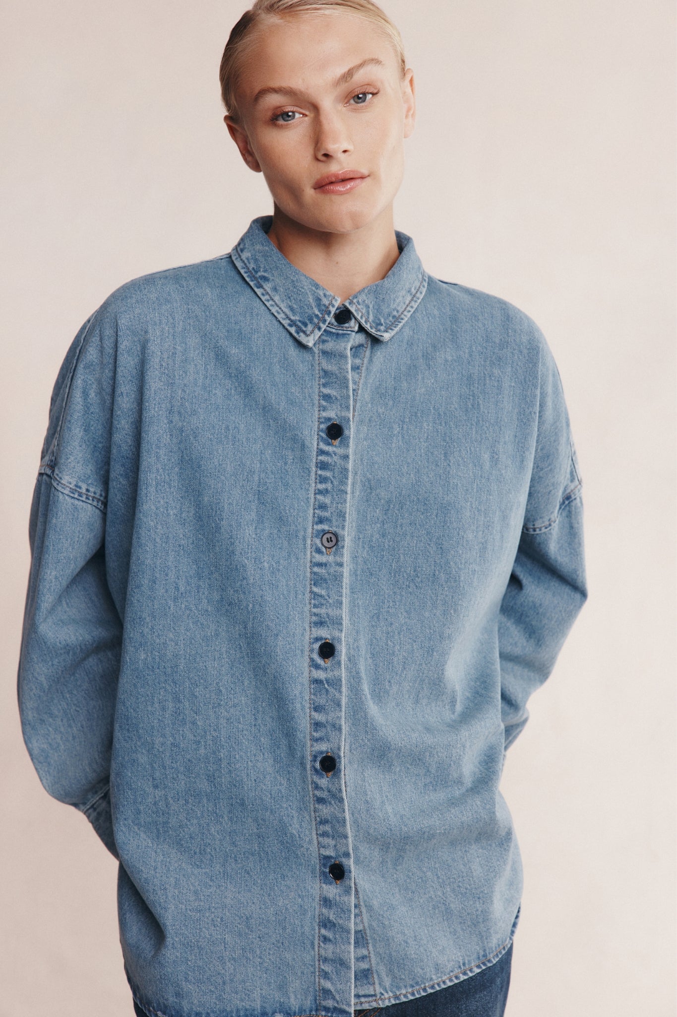 Jordy Shirt | Light Wash