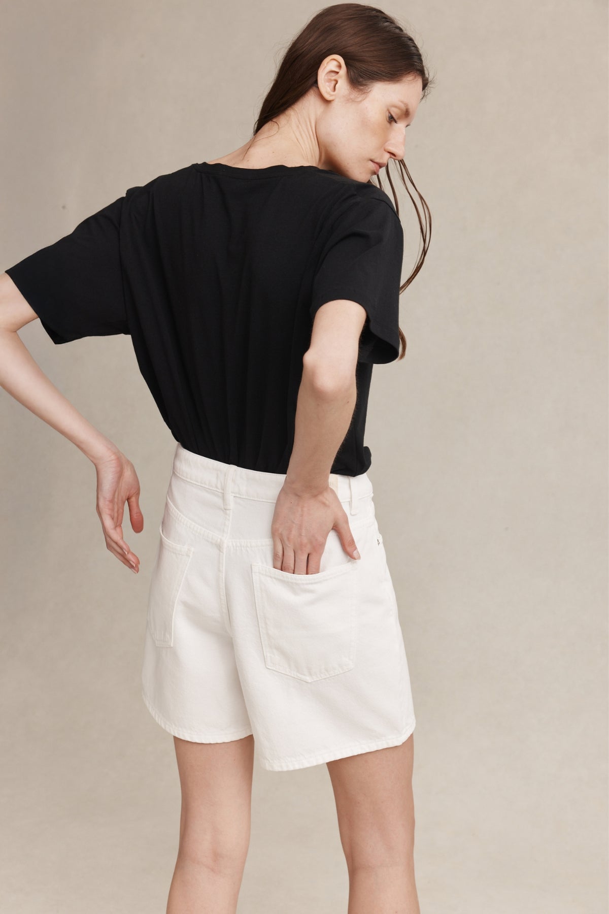 Classic Jean Shorts | Blanc