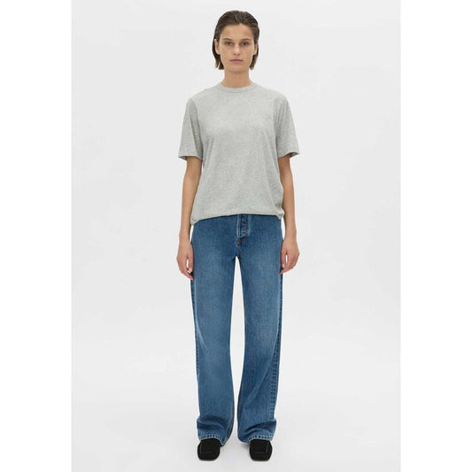 Olympia Print Tee | Grey Marle