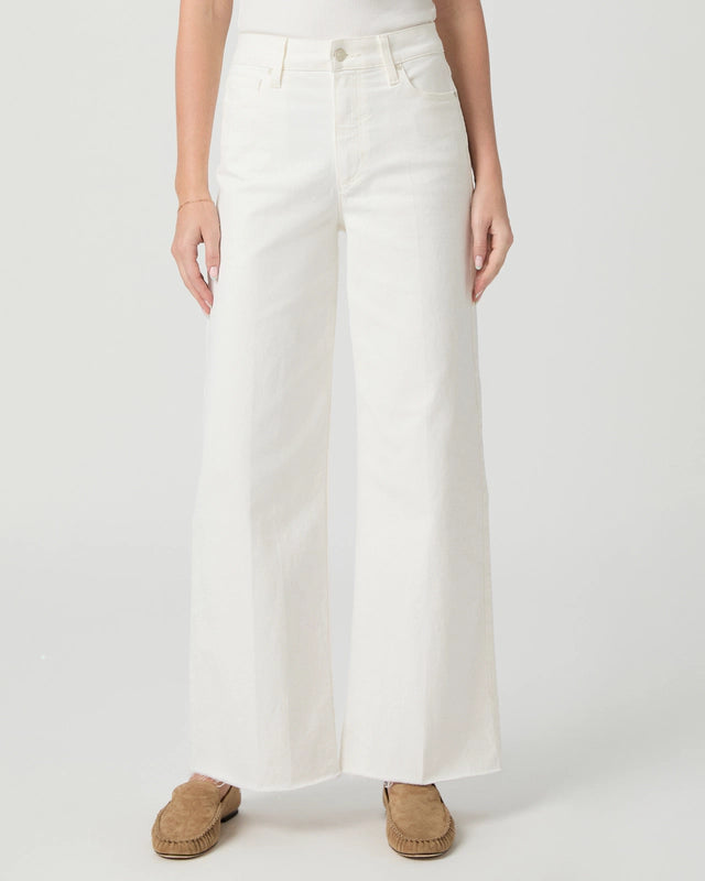 Anessa 31" | With Raw Hem - Tonal Ecru