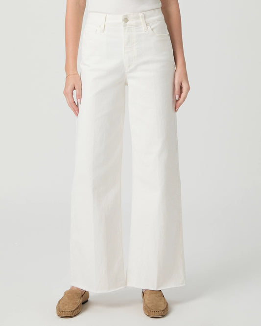 Anessa 31" | With Raw Hem - Tonal Ecru